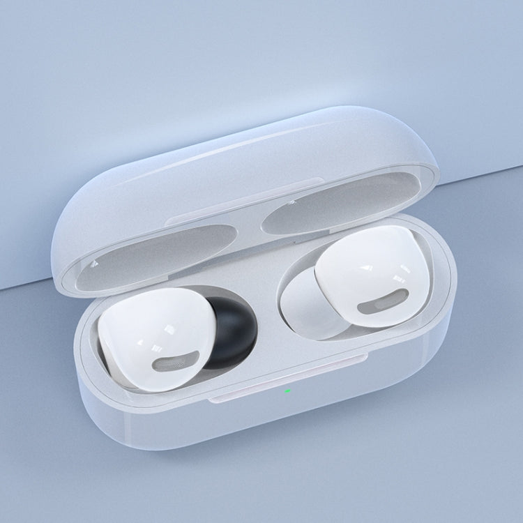 จุกหูฟังโฟมหน่วยความจำเปลี่ยนได้ 12 ชิ้น สำหรับ AirPods Pro พร้อมกล่องเก็บ สีเทาโฟมหน่วยความจำ