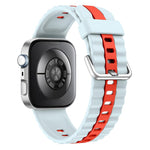 xDfind Sport Vertical Striped Two Color Silicone Watch Band, For Huawei Watch Fit 5 / Fit 5 Pro / Fit 4 Pro