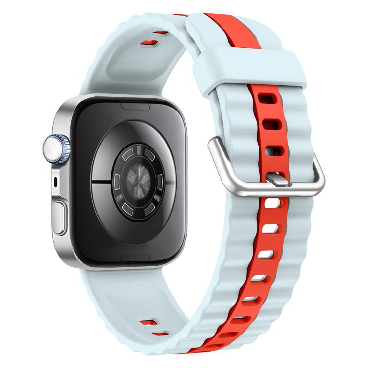 xDfind Sport Vertical Striped Two Color Silicone Watch Band, For Huawei Watch Fit 5 / Fit 5 Pro / Fit 4 Pro