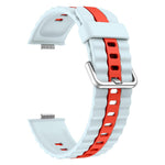xDfind Sport Vertical Striped Two Color Silicone Watch Band, For Huawei Watch Fit 5 / Fit 5 Pro / Fit 4 Pro