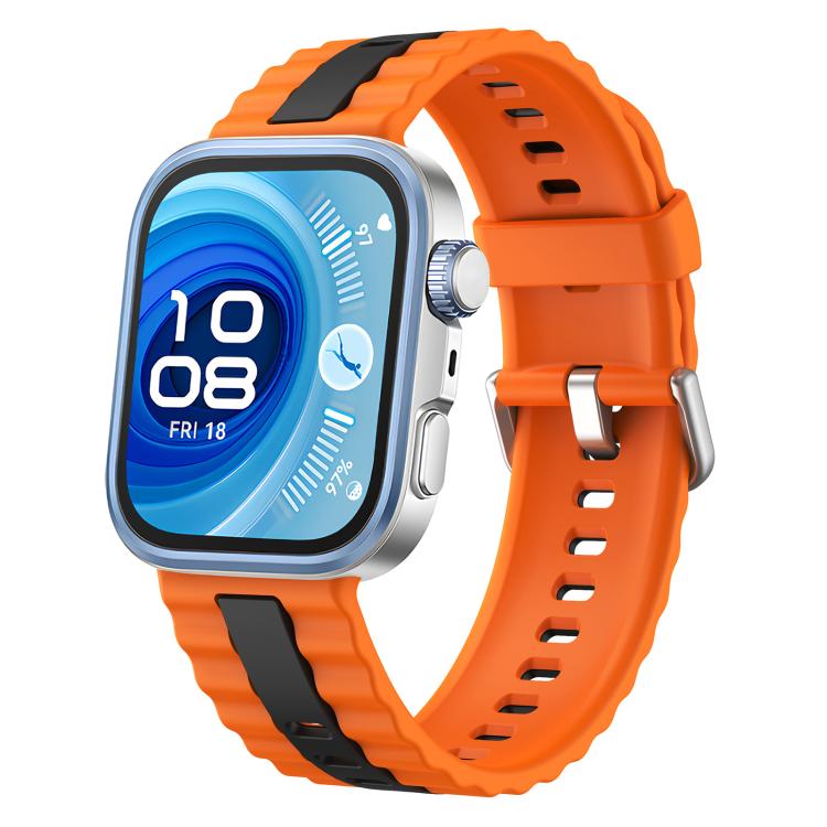 xDfind Sport Vertical Striped Two Color Silicone Watch Band, For Huawei Watch Fit 5 / Fit 5 Pro / Fit 4 Pro