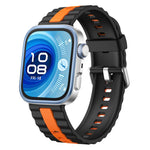 xDfind Sport Vertical Striped Two Color Silicone Watch Band, For Huawei Watch Fit 5 / Fit 5 Pro / Fit 4 Pro