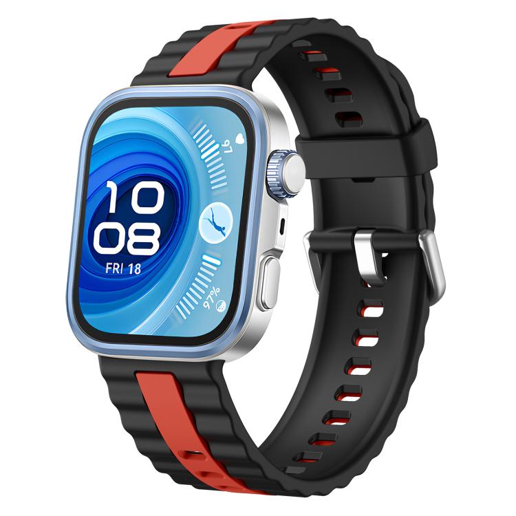 xDfind Sport Vertical Striped Two Color Silicone Watch Band, For Huawei Watch Fit 5 / Fit 5 Pro / Fit 4 Pro