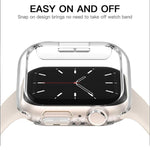 ฝาครอบนาฬิกา PC กลวงด้านขุ่นครึ่งใบ xDfind สำหรับ Apple Watch Ultra 3 / 2 / 1 ขนาด 49 มม., สำหรับ Apple Watch Series 9 / 8 / 7 ขนาด 45 มม., สำหรับ Apple Watch Series 9 / 8 / 7 ขนาด 41 มม., สำหรับ Apple Watch Series 3 / 2 / 1 ขนาด 38 มม.