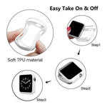 xDfind เคส TPU สำหรับนาฬิกา Apple Watch Series 6 / 5 / 4 / SE 44 มม., สำหรับ Apple Watch Series 6 / 5 / 4 / SE 40 มม., สำหรับ Apple Watch Series 9 / 8 / 7 45 มม., สำหรับ Apple Watch Series 9 / 8 / 7 41 มม.