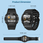 นาฬิกาอัจฉริยะกีฬาแบบหน้าจอสัมผัสเต็มรูปแบบ TFT 1.75 นิ้ว LC31 พร้อมบลูทูธและไฟฉาย