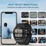 นาฬิกาอัจฉริยะกีฬาแบบหน้าจอสัมผัสเต็มรูปแบบ TFT 1.75 นิ้ว LC31 พร้อมบลูทูธและไฟฉาย