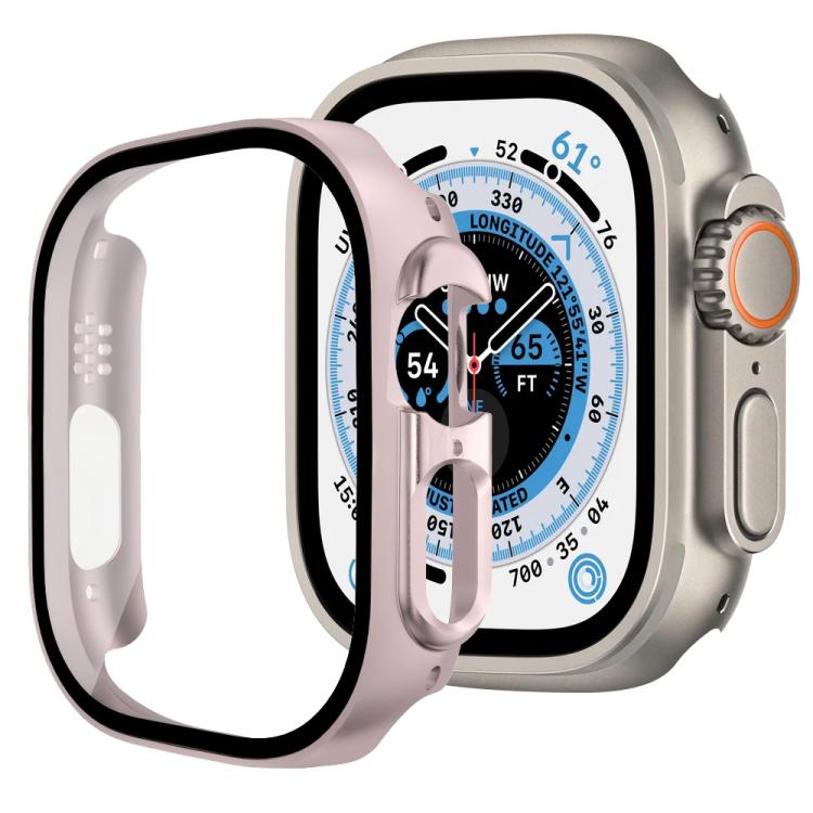 xDfind ฟิล์มกระจกนิรภัยแบบบูรณาการกับเคส PC สำหรับนาฬิกา Apple Watch Ultra 3 / 2 / 1 49 มม., สำหรับ Apple Watch Series 9 / 8 / 7 45 มม., สำหรับ Apple Watch Series 9 / 8 / 7 41 มม., สำหรับ Apple Watch Series 3 / 2 / 1 38 มม.