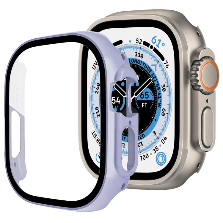 xDfind ฟิล์มกระจกนิรภัยแบบบูรณาการกับเคส PC สำหรับนาฬิกา Apple Watch Ultra 3 / 2 / 1 49 มม., สำหรับ Apple Watch Series 9 / 8 / 7 45 มม., สำหรับ Apple Watch Series 9 / 8 / 7 41 มม., สำหรับ Apple Watch Series 3 / 2 / 1 38 มม.
