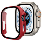 xDfind ฟิล์มกระจกนิรภัยแบบบูรณาการกับเคส PC สำหรับนาฬิกา Apple Watch Ultra 3 / 2 / 1 49 มม., สำหรับ Apple Watch Series 9 / 8 / 7 45 มม., สำหรับ Apple Watch Series 9 / 8 / 7 41 มม., สำหรับ Apple Watch Series 3 / 2 / 1 38 มม.
