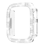 xDfind เคส PC รูปเพชรกลวงสองแถว สำหรับนาฬิกา Apple Watch Series 6 / 5 / 4 / SE 44 มม., สำหรับ Apple Watch Series 6 / 5 / 4 / SE 40 มม., สำหรับ Apple Watch Series 11 46 มม. / 10 46 มม., สำหรับ Apple Watch Series 11 42 มม. / 10 42 มม.