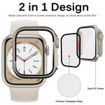 ฟิล์มกระจกนิรภัย xDfind เปลี่ยนเป็น Ultra 49mm ฝาครอบนาฬิกา PC แบบบูรณาการ สำหรับ Apple Watch Series 6 / 5 / 4 / SE 44mm, สำหรับ Apple Watch Series 6 / 5 / 4 / SE 40mm, สำหรับ Apple Watch Series 9 / 8 / 7 45mm, สำหรับ Apple Watch Series 9 / 8 / 7 41mm