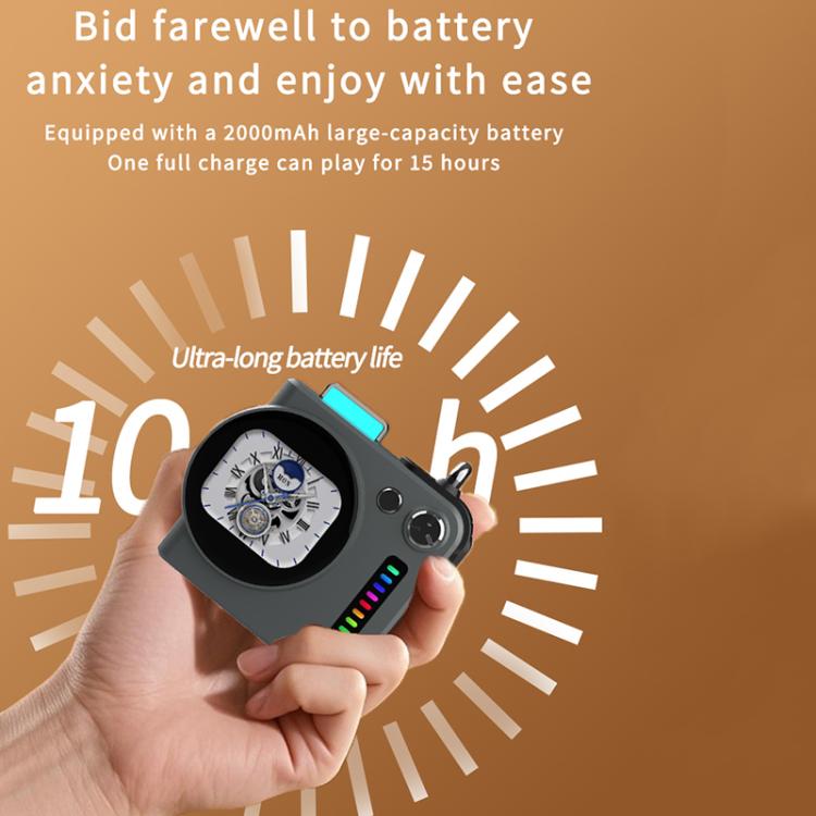 ลำโพงไร้สาย Bluetooth 5.4 พร้อมหน้าจอ LED อัจฉริยะแบบพกพา G300 (สีเทา), G300 (สีขาว)