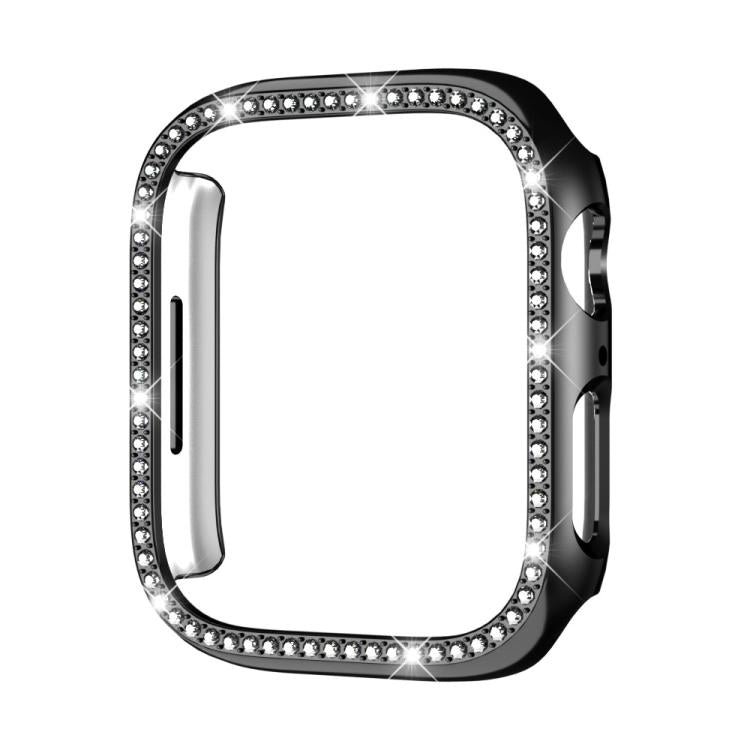 xDfind เคส PC รูปเพชรกลวงแถวเดียว สำหรับนาฬิกา Apple Watch Series 11 46 มม. / 10 46 มม., สำหรับ Apple Watch Series 11 42 มม. / 10 42 มม.