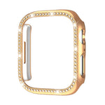 xDfind เคส PC รูปเพชรกลวงแถวเดียว สำหรับนาฬิกา Apple Watch Series 11 46 มม. / 10 46 มม., สำหรับ Apple Watch Series 11 42 มม. / 10 42 มม.