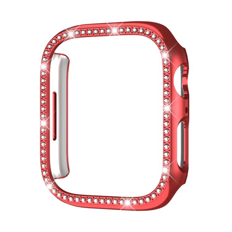 xDfind เคส PC รูปเพชรกลวงแถวเดียว สำหรับนาฬิกา Apple Watch Series 11 46 มม. / 10 46 มม., สำหรับ Apple Watch Series 11 42 มม. / 10 42 มม.