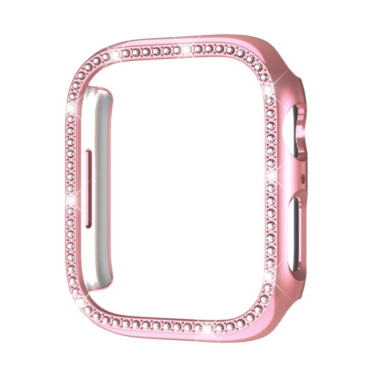 xDfind เคส PC รูปเพชรกลวงแถวเดียว สำหรับนาฬิกา Apple Watch Series 11 46 มม. / 10 46 มม., สำหรับ Apple Watch Series 11 42 มม. / 10 42 มม.