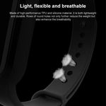 xDfind Solid Color Integrated Cover Silicone Watch Band, For Xiaomi Smart Band 10 / 9 / 8