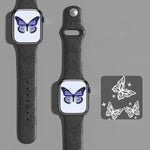 สายรัดนาฬิกาซิลิโคนสลักเลเซอร์ 3D xDfind สำหรับ Apple Watch 42 / 44 / 45 / 46 / 49 มม., สำหรับ Apple Watch 38 / 40 / 41 / S11 42 มม.