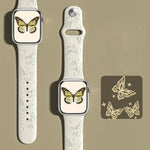 สายรัดนาฬิกาซิลิโคนสลักเลเซอร์ 3D xDfind สำหรับ Apple Watch 42 / 44 / 45 / 46 / 49 มม., สำหรับ Apple Watch 38 / 40 / 41 / S11 42 มม.
