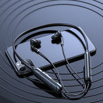 หูฟังบลูทูธ M60 8D เสียงรอบทิศทางแบบสวมคอ 5.1 รองรับโหมด MP3 และการ์ด TF