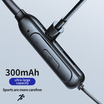 หูฟังบลูทูธ M60 8D เสียงรอบทิศทางแบบสวมคอ 5.1 รองรับโหมด MP3 และการ์ด TF