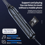 หูฟังบลูทูธ M60 8D เสียงรอบทิศทางแบบสวมคอ 5.1 รองรับโหมด MP3 และการ์ด TF