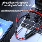 หูฟังบลูทูธ M60 8D เสียงรอบทิศทางแบบสวมคอ 5.1 รองรับโหมด MP3 และการ์ด TF
