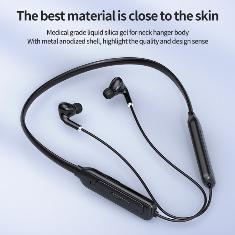 หูฟังบลูทูธ M60 8D เสียงรอบทิศทางแบบสวมคอ 5.1 รองรับโหมด MP3 และการ์ด TF