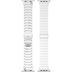 สายรัดนาฬิกาไทเทเนียมอัลลอยด์พร้อมหัวเข็มขัดแบนปลดเร็วเม็ดเดียว สำหรับ Apple Watch 46 มม. / 49 มม. / 45 มม. / 44 มม., สำหรับ Apple Watch 42 มม. / 41 มม. / 40 มม. / 38 มม.
