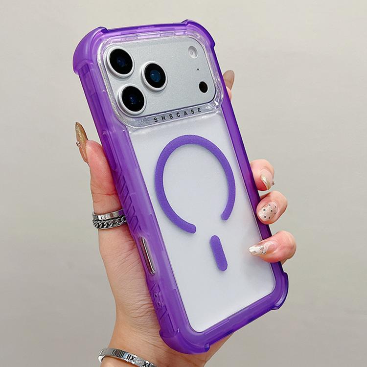 เคสโทรศัพท์แบบไฮบริด TPU ด้านใสพร้อม PC 3-in-1 MagSafe สำหรับ iPhone 17 Pro Max, สำหรับ iPhone 17 Pro, สำหรับ iPhone 17, สำหรับ iPhone Air, สำหรับ iPhone 16 Pro Max, สำหรับ iPhone 16 Pro, สำหรับ iPhone 16 Plus, สำหรับ iPhone 16