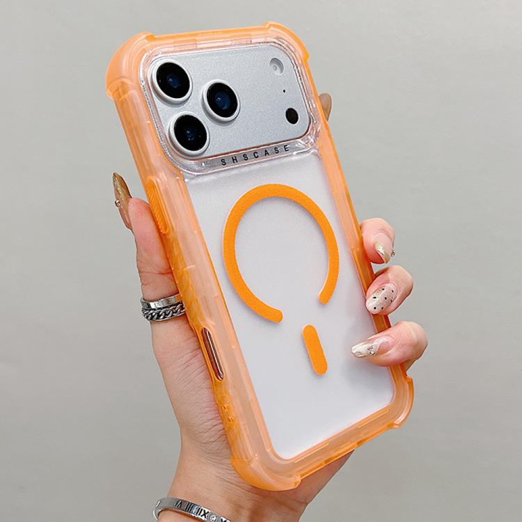 เคสโทรศัพท์แบบไฮบริด TPU ด้านใสพร้อม PC 3-in-1 MagSafe สำหรับ iPhone 17 Pro Max, สำหรับ iPhone 17 Pro, สำหรับ iPhone 17, สำหรับ iPhone Air, สำหรับ iPhone 16 Pro Max, สำหรับ iPhone 16 Pro, สำหรับ iPhone 16 Plus, สำหรับ iPhone 16