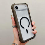 เคสโทรศัพท์แบบไฮบริด TPU ด้านใสพร้อม PC 3-in-1 MagSafe สำหรับ iPhone 17 Pro Max, สำหรับ iPhone 17 Pro, สำหรับ iPhone 17, สำหรับ iPhone Air, สำหรับ iPhone 16 Pro Max, สำหรับ iPhone 16 Pro, สำหรับ iPhone 16 Plus, สำหรับ iPhone 16