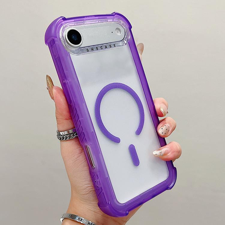 เคสโทรศัพท์แบบไฮบริด TPU ด้านใสพร้อม PC 3-in-1 MagSafe สำหรับ iPhone 17 Pro Max, สำหรับ iPhone 17 Pro, สำหรับ iPhone 17, สำหรับ iPhone Air, สำหรับ iPhone 16 Pro Max, สำหรับ iPhone 16 Pro, สำหรับ iPhone 16 Plus, สำหรับ iPhone 16
