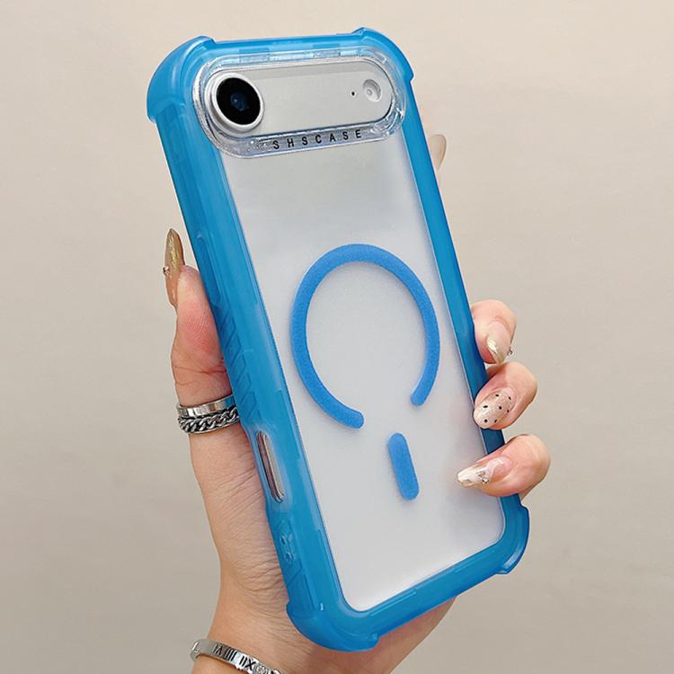 เคสโทรศัพท์แบบไฮบริด TPU ด้านใสพร้อม PC 3-in-1 MagSafe สำหรับ iPhone 17 Pro Max, สำหรับ iPhone 17 Pro, สำหรับ iPhone 17, สำหรับ iPhone Air, สำหรับ iPhone 16 Pro Max, สำหรับ iPhone 16 Pro, สำหรับ iPhone 16 Plus, สำหรับ iPhone 16