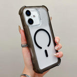 เคสโทรศัพท์แบบไฮบริด TPU ด้านใสพร้อม PC 3-in-1 MagSafe สำหรับ iPhone 17 Pro Max, สำหรับ iPhone 17 Pro, สำหรับ iPhone 17, สำหรับ iPhone Air, สำหรับ iPhone 16 Pro Max, สำหรับ iPhone 16 Pro, สำหรับ iPhone 16 Plus, สำหรับ iPhone 16