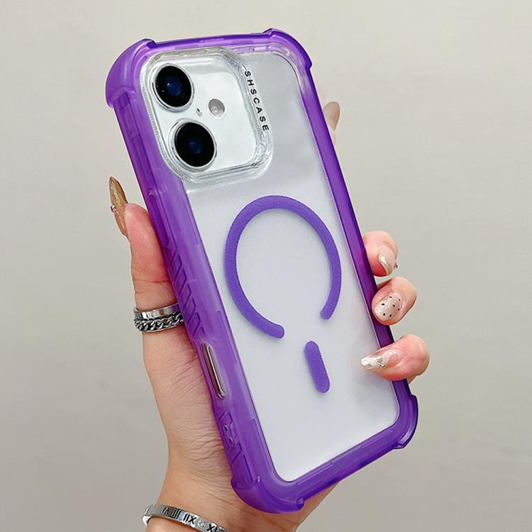 เคสโทรศัพท์แบบไฮบริด TPU ด้านใสพร้อม PC 3-in-1 MagSafe สำหรับ iPhone 17 Pro Max, สำหรับ iPhone 17 Pro, สำหรับ iPhone 17, สำหรับ iPhone Air, สำหรับ iPhone 16 Pro Max, สำหรับ iPhone 16 Pro, สำหรับ iPhone 16 Plus, สำหรับ iPhone 16