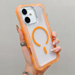 เคสโทรศัพท์แบบไฮบริด TPU ด้านใสพร้อม PC 3-in-1 MagSafe สำหรับ iPhone 17 Pro Max, สำหรับ iPhone 17 Pro, สำหรับ iPhone 17, สำหรับ iPhone Air, สำหรับ iPhone 16 Pro Max, สำหรับ iPhone 16 Pro, สำหรับ iPhone 16 Plus, สำหรับ iPhone 16