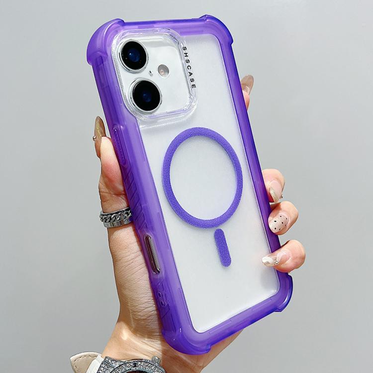 เคสโทรศัพท์แบบไฮบริด TPU ด้านใสพร้อม PC 3-in-1 MagSafe สำหรับ iPhone 17 Pro Max, สำหรับ iPhone 17 Pro, สำหรับ iPhone 17, สำหรับ iPhone Air, สำหรับ iPhone 16 Pro Max, สำหรับ iPhone 16 Pro, สำหรับ iPhone 16 Plus, สำหรับ iPhone 16