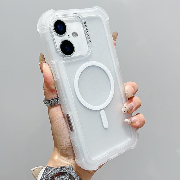 เคสโทรศัพท์แบบไฮบริด TPU ด้านใสพร้อม PC 3-in-1 MagSafe สำหรับ iPhone 17 Pro Max, สำหรับ iPhone 17 Pro, สำหรับ iPhone 17, สำหรับ iPhone Air, สำหรับ iPhone 16 Pro Max, สำหรับ iPhone 16 Pro, สำหรับ iPhone 16 Plus, สำหรับ iPhone 16