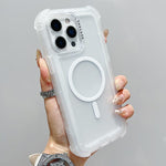 เคสโทรศัพท์แบบไฮบริด TPU ด้านใสพร้อม PC 3-in-1 MagSafe สำหรับ iPhone 15 Pro Max, สำหรับ iPhone 15 Pro, สำหรับ iPhone 15 Plus, สำหรับ iPhone 15, สำหรับ iPhone 14 Plus, สำหรับ iPhone 14, สำหรับ iPhone 14 Pro, สำหรับ iPhone 14 Pro Max