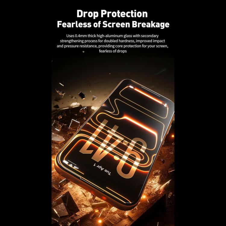 WK WTP-120 Qin Series ฟิล์มกระจกนิรภัยโค้ง 9D ขอบโค้งใหญ่ HD สำหรับ iPhone 17 Pro Max, สำหรับ iPhone 17 Pro, สำหรับ iPhone 17 / 16 Pro, สำหรับ iPhone Air