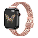 สายรัดนาฬิกาโลหะตาข่ายเหล็กพร้อมหัวเข็มขัดแม่เหล็กแบบสแน็ปบาง สำหรับ Apple Watch 46 มม. / 49 มม. / 45 มม. / 44 มม., สำหรับ Apple Watch 42 มม. / 41 มม. / 40 มม. / 38 มม.