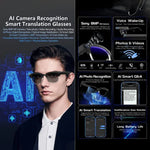 แว่นตาอัจฉริยะ W630 800W WiFi4 พร้อม AI จดจำภาพและแปลภาษา รองรับการโทรบลูทูธ
