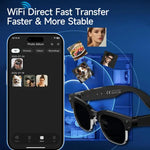 แว่นตาอัจฉริยะ W630 800W WiFi4 พร้อม AI จดจำภาพและแปลภาษา รองรับการโทรบลูทูธ