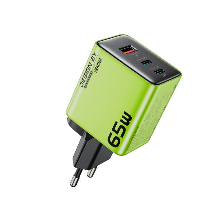 ที่ชาร์จ GaN WK WP-U45 Keylour 65W Type-Cx2, ปลั๊ก EU, ปลั๊ก UK