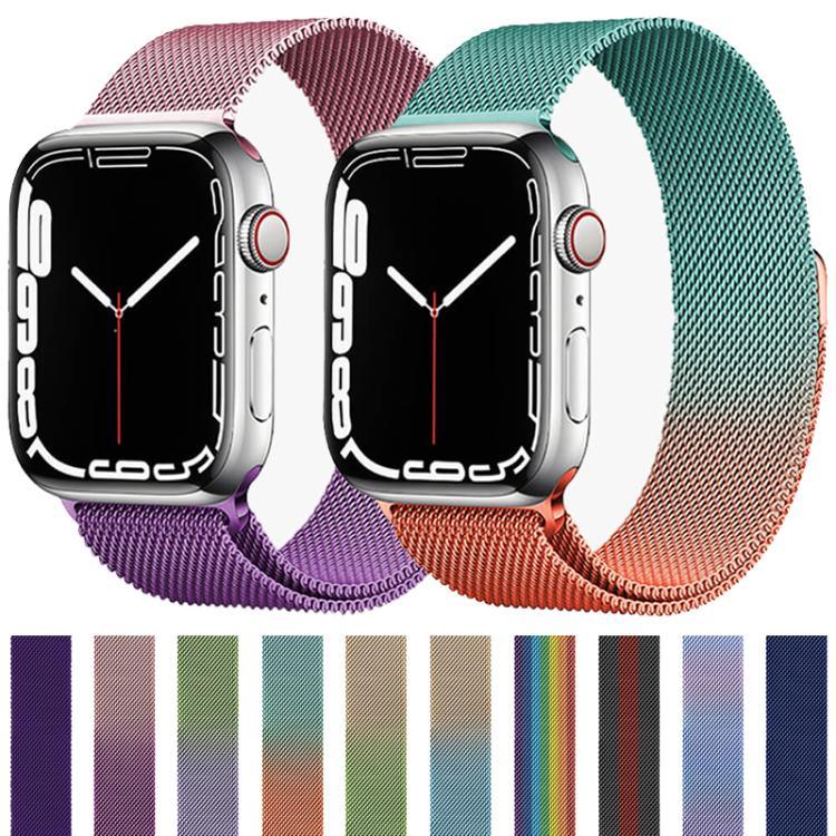 สายรัดนาฬิกาเหล็กกล้าไร้สนิมแม่เหล็กมิลานีส xDfind สำหรับ Apple Watch 42 / 44 / 45 / 46 / 49mm, สำหรับ Apple Watch 38 / 40 / 41 / S11 42mm