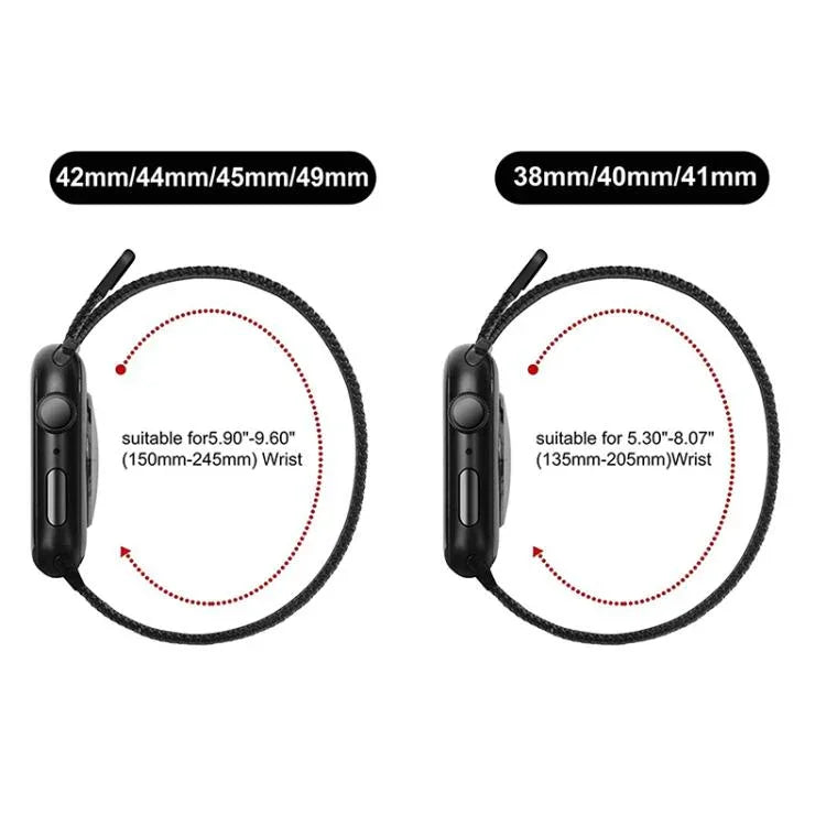 สายรัดนาฬิกาเหล็กกล้าไร้สนิมแม่เหล็กมิลานีส xDfind สำหรับ Apple Watch 42 / 44 / 45 / 46 / 49mm, สำหรับ Apple Watch 38 / 40 / 41 / S11 42mm