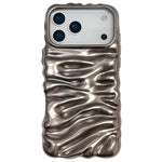 Cream Texture Electroplating TPU Full Coverage Phone Case, For iPhone 17 Pro Max, For iPhone 17 Pro