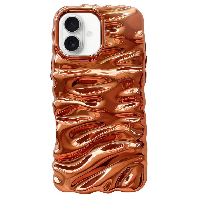 เคสโทรศัพท์ TPU ชุบไฟฟ้าพร้อมเนื้อครีม ปกป้องเต็มรูปแบบ สำหรับ iPhone 17, สำหรับ iPhone 16 Pro Max